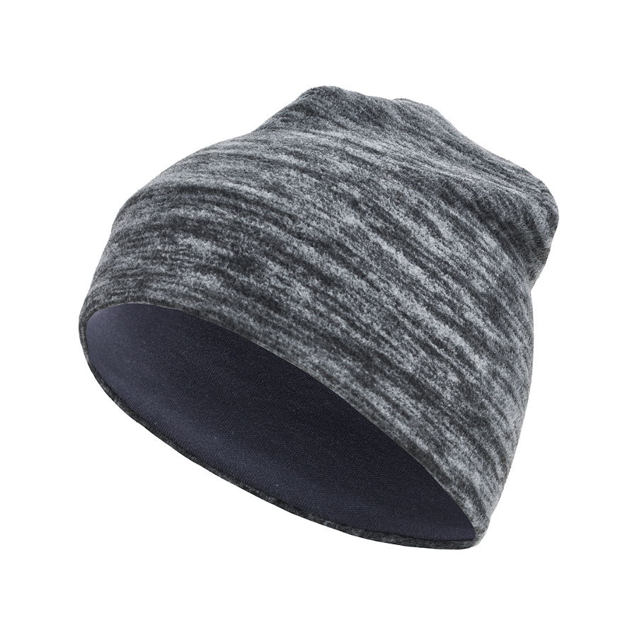 Флисовая шапка «Серый меланж»